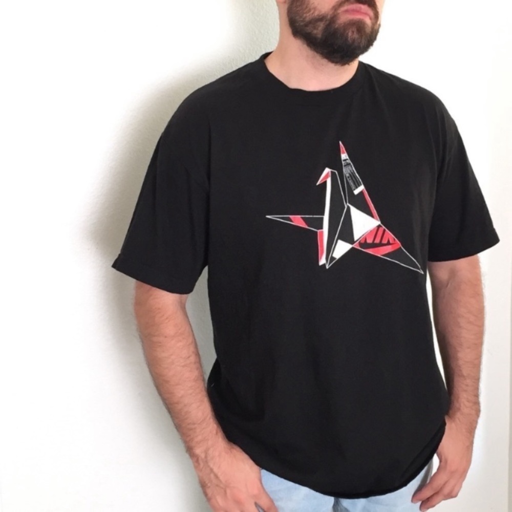 The Forrest Lab Shirt Paper Crane Sz Large